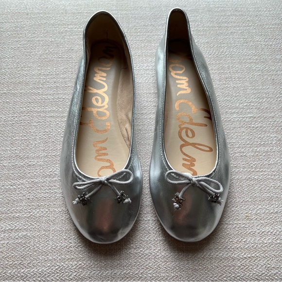 Sam Edelman Shoes - Sam Edelman Silver Ballet Flats